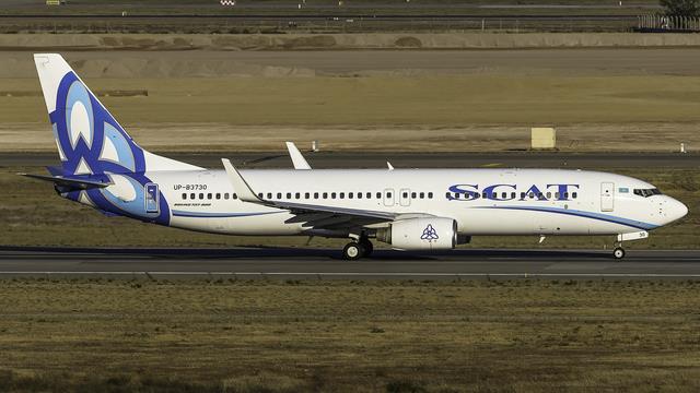 UP-B3730:Boeing 737-800:SCAT Airlines